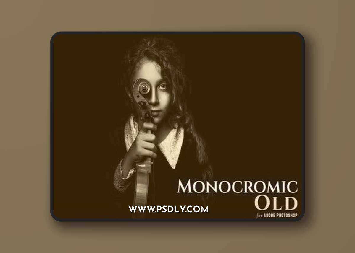 Monocromic Old - Photoshop Action (v1) C9VRK3M