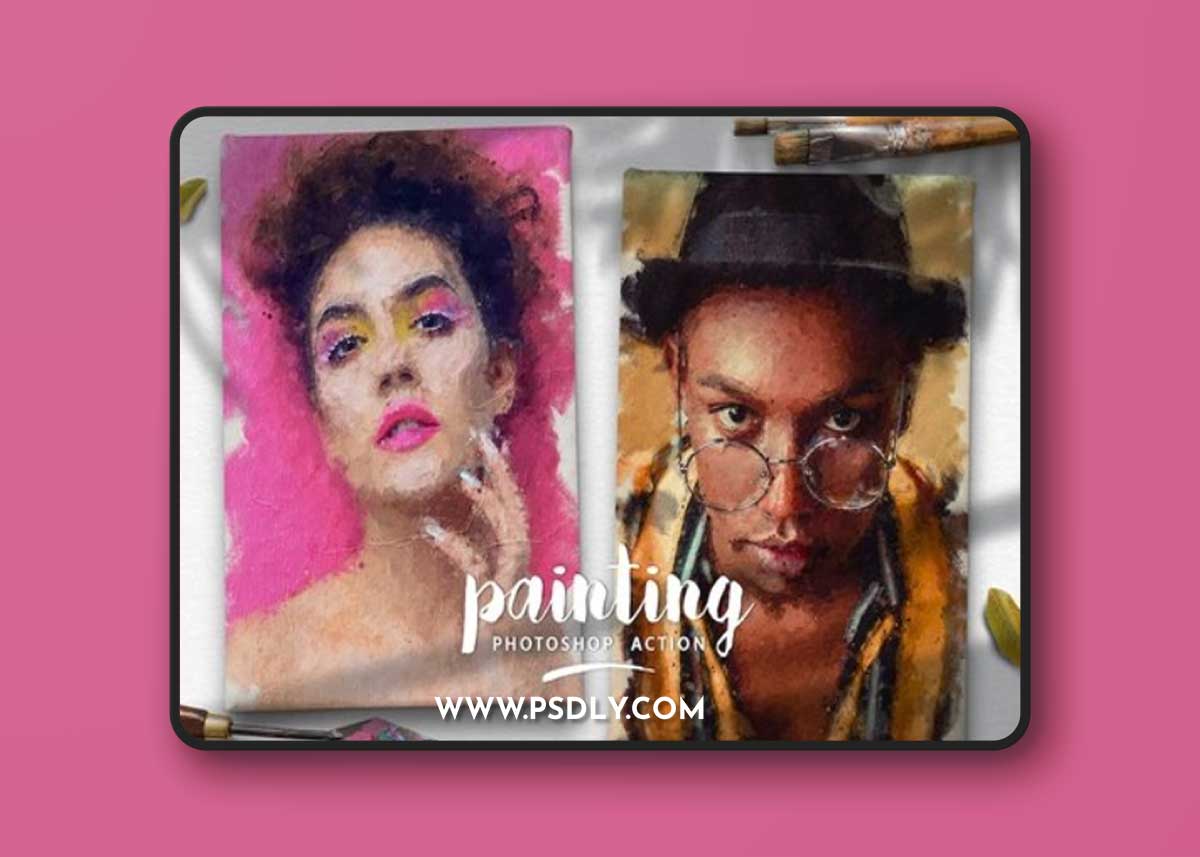 Painting Photoshop Action L4C9L4P