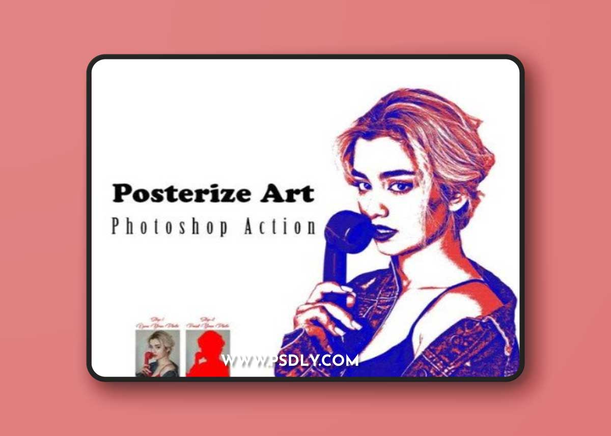 Posterize Art Photoshop Action