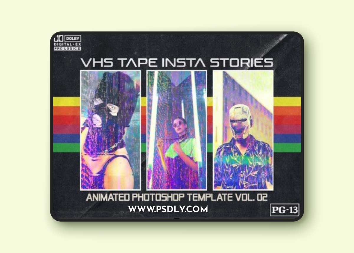 VHS TAPE Effect for Insta Stories Vol 02 4SKX57N