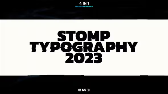 Videohive 2023 Stomp Typography 42975809