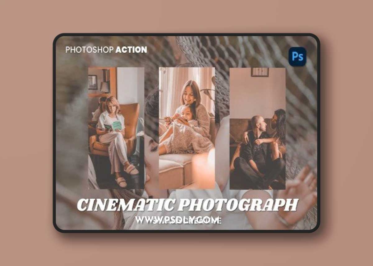 Cinematic Photograph Photoshop Action
