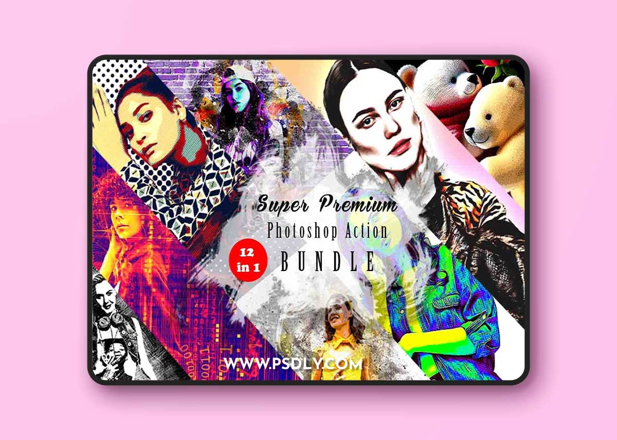 Creativemarket - Super Premium PS Action Bundle 12731107