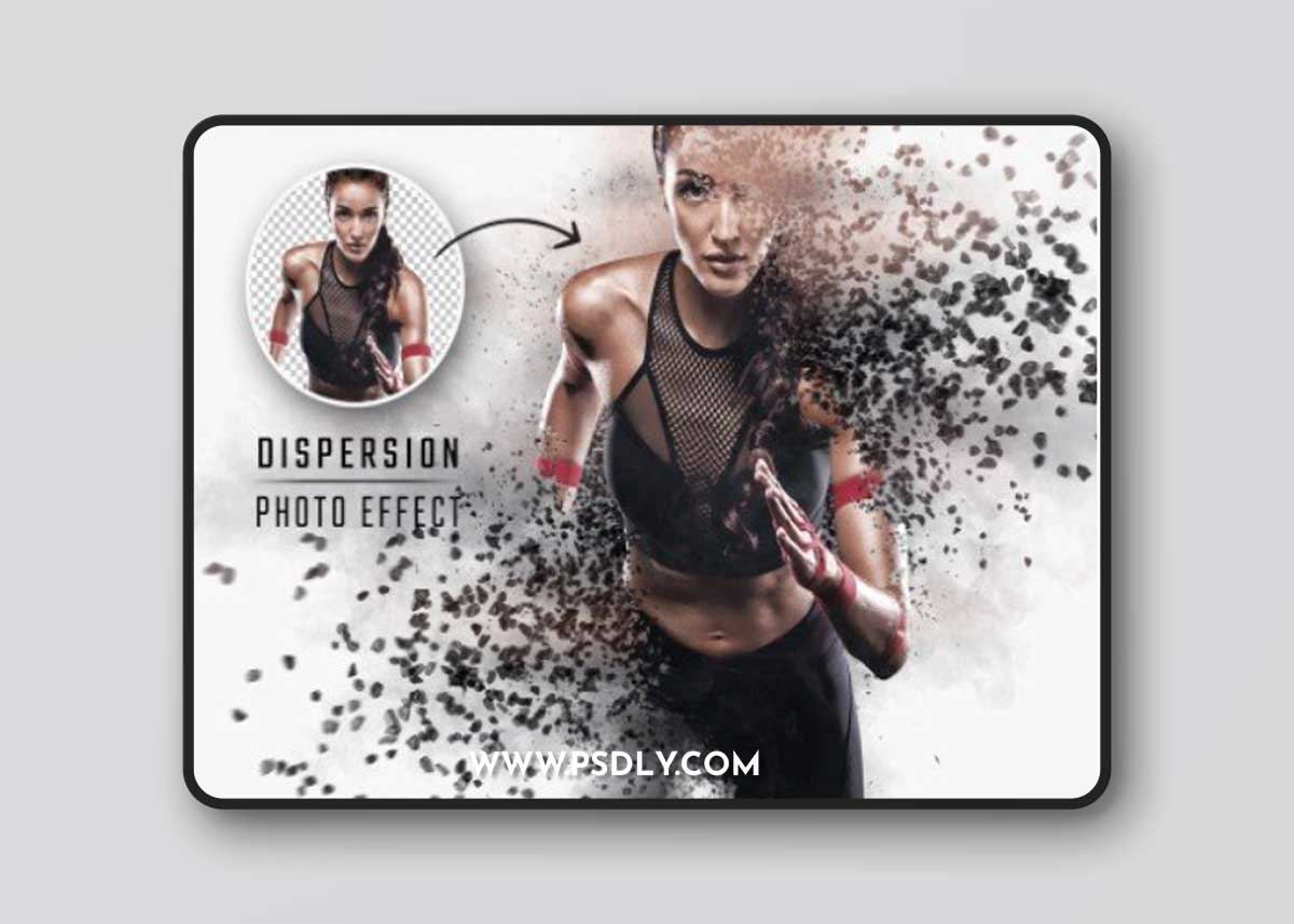 Dispersion Photo Effect with Rock Explosion