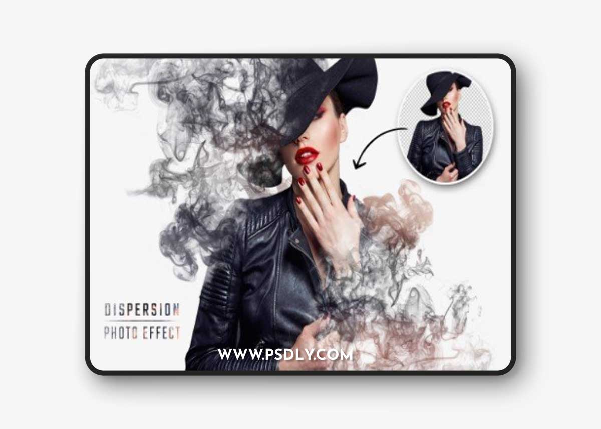 Dispersion smoke and dust photo effect