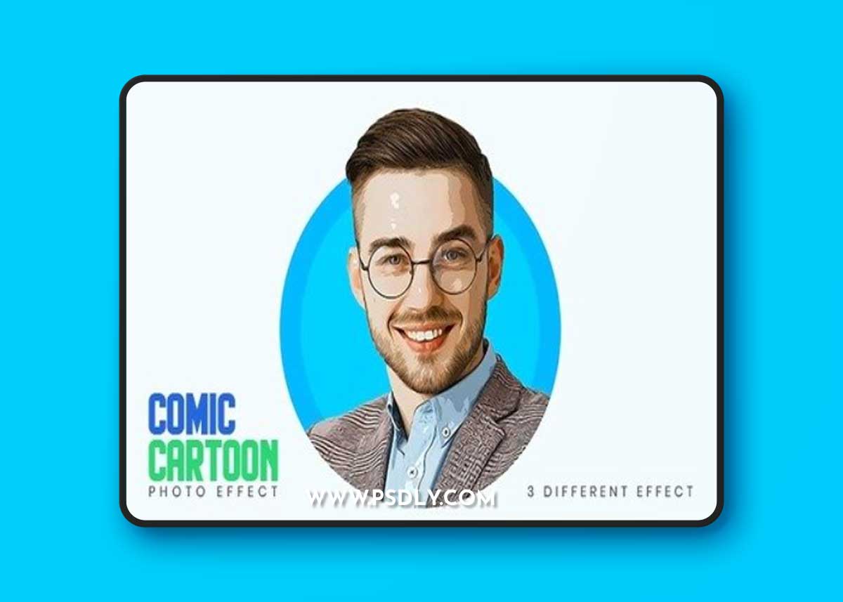 GraphicRiver - Illustration Circle Profile Picture Photoshop Mockup 40382829