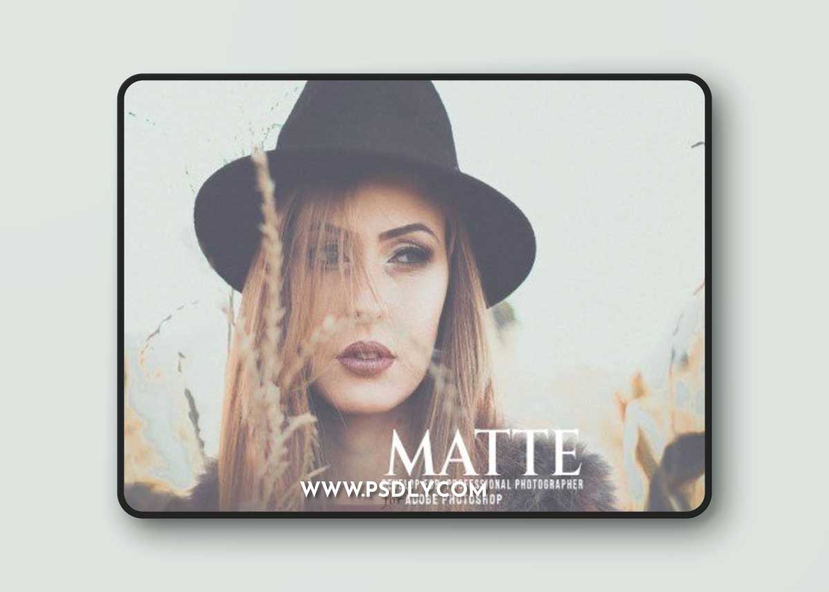 Matte - Photoshop Action (v2)