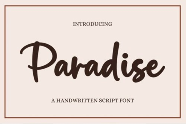 Paradise Font