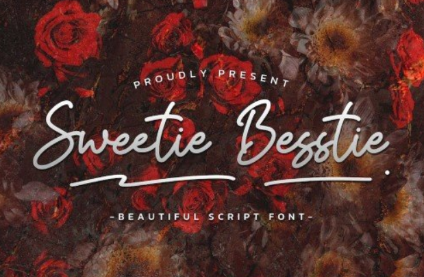 Sweety Besstie - Beautiful Script