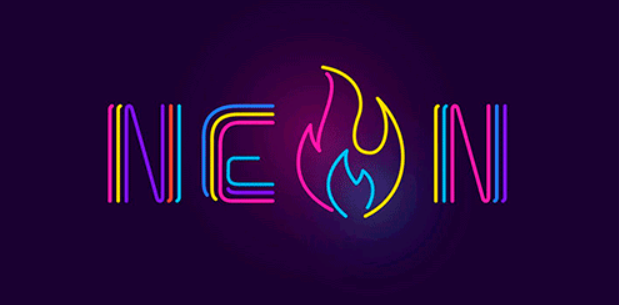 Three Neon Lines Font Family