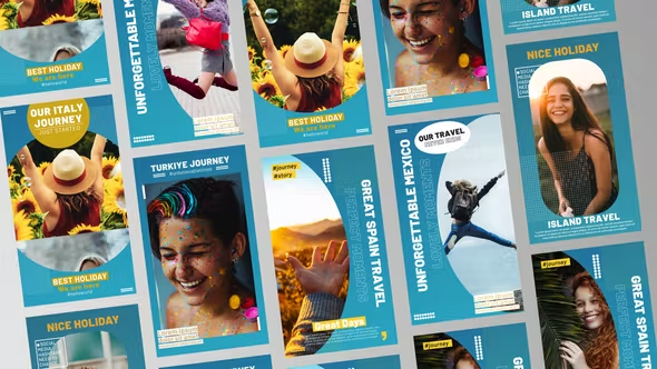 Videohive Holiday Life Stories 43440251