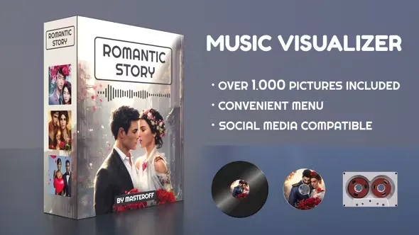 Romantic Love Story Music Visualizer