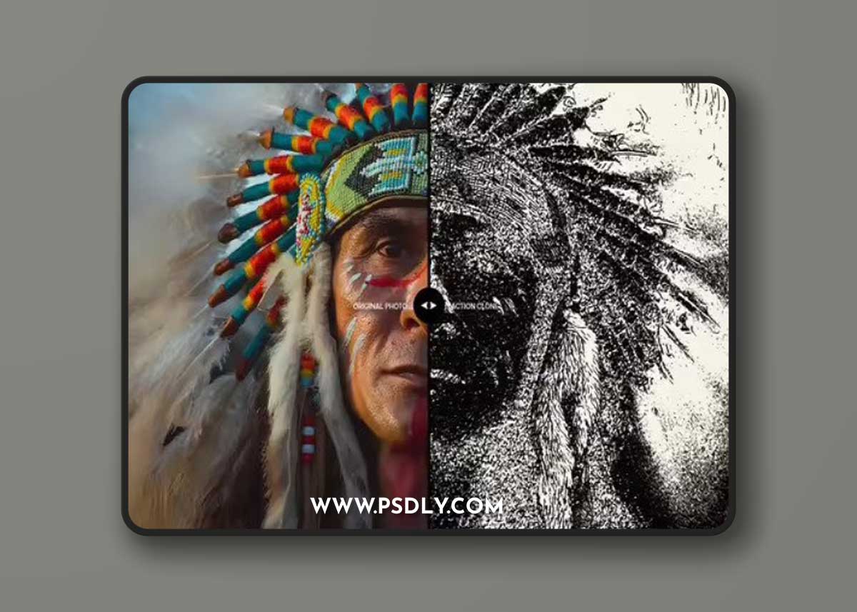 Old Antique Illustration Photoshop Action