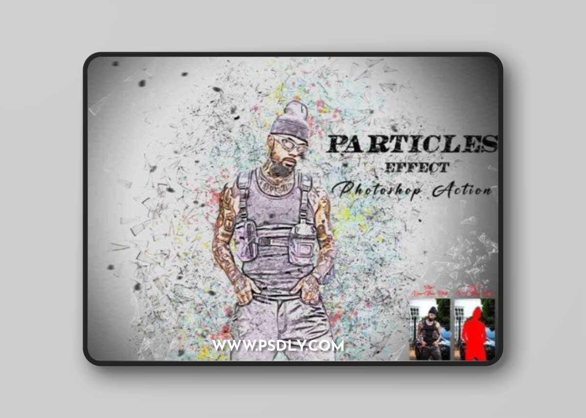 Particles Effect Photoshop Action