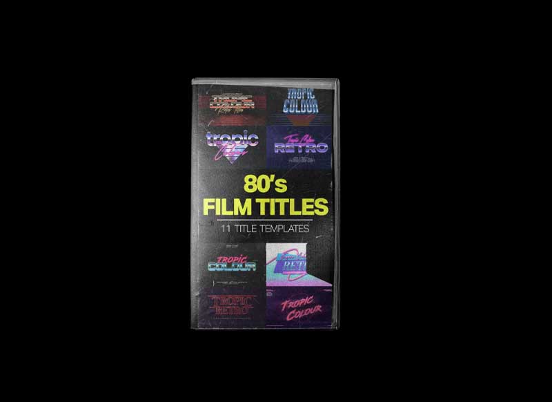 Tropic Colour - 80S RETRO FILM TITLES