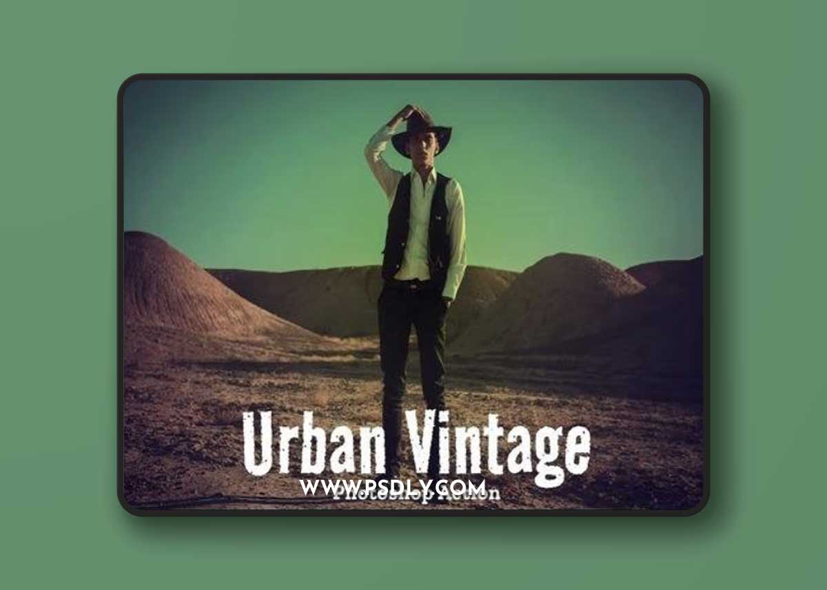 Urban Vintage - Photoshop Action R57BQDU