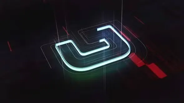 Videohive Cyberpunk Logo Animation 42082243