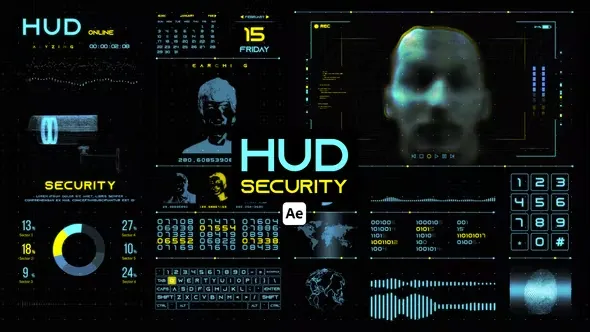 Videohive HUD Security for After Effects 44657218