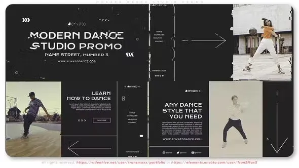 Videohive Modern Dance Studio Promo 44444282