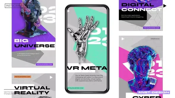 Videohive VR Metaverse Strories 44504348