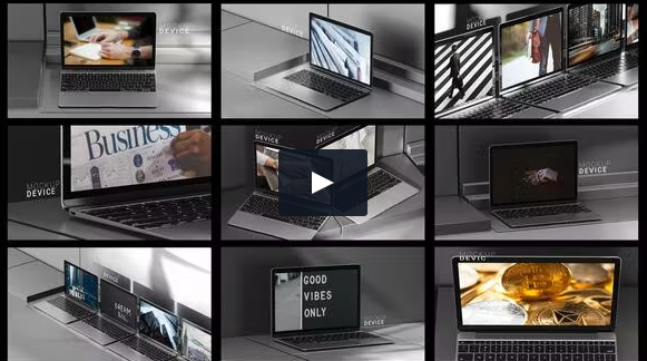 Videohive Laptop Mockup 43998387