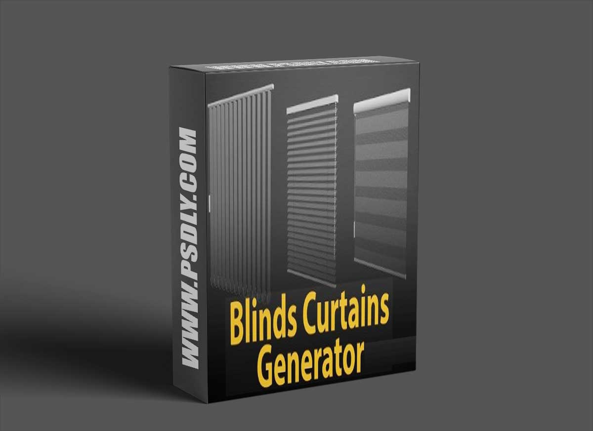 Blinds Curtains Generator v1.0 for 3DS Max 2018 & higher