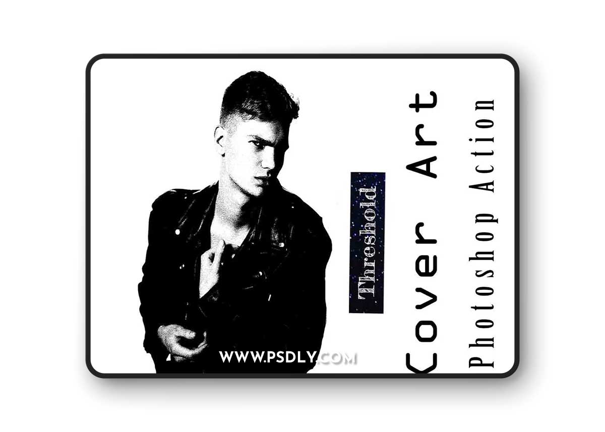 Creativemarket - Threshold Cover Art Photoshop Action 13484718