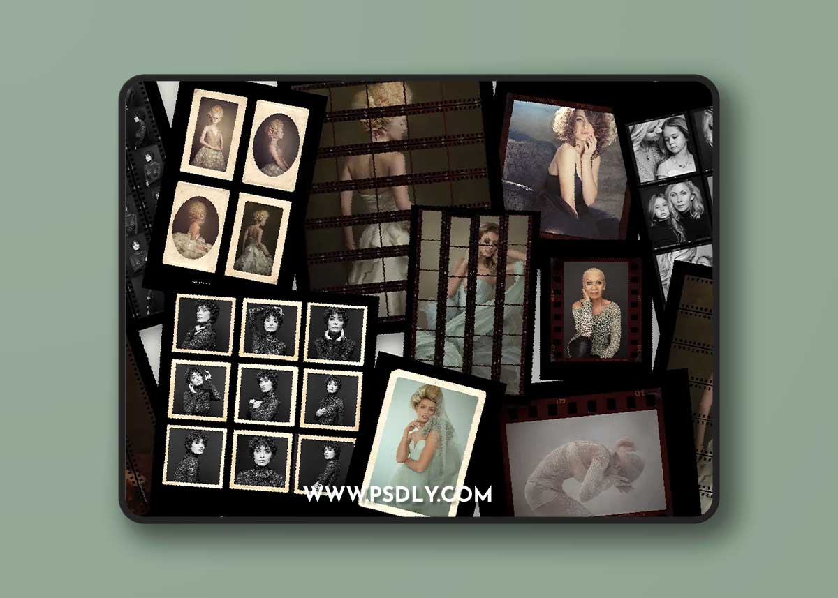 The Portrait Masters – Contact Sheets & Vintage Photo Print Edges