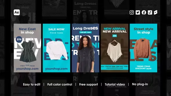 Videohive Commerce Instagram Stories 45018685