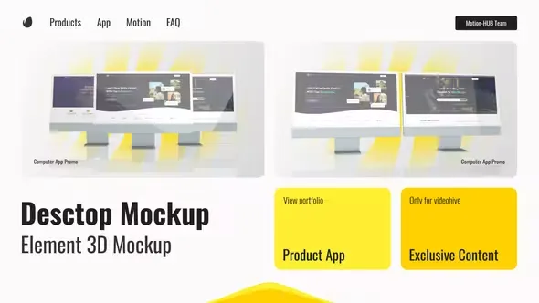 Videohive Desktop Website Presentation 44677100