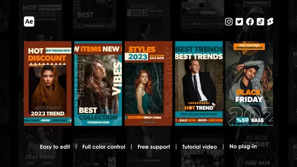 Videohive Fashion Week Instagram Reels 45084927