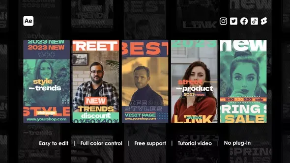 Videohive Fashion Week Instagram Stories 45163639