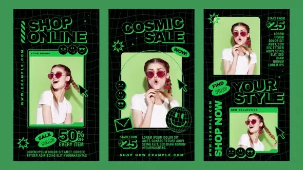 Videohive Retro Y2K Video Template 44977209