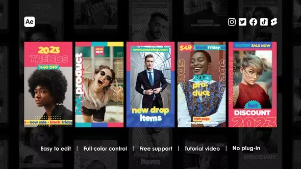 Videohive Street Wear Instagram Stories 45163788