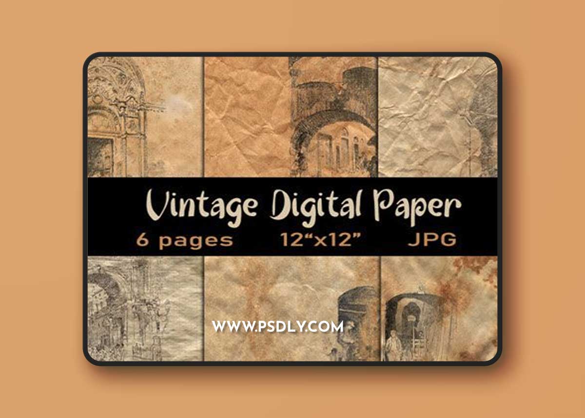 Vintage Sketches Textures Pack