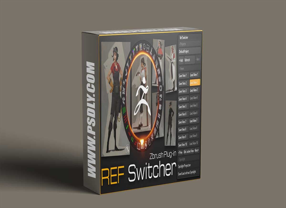ZBrush Plugin Ref Switcher