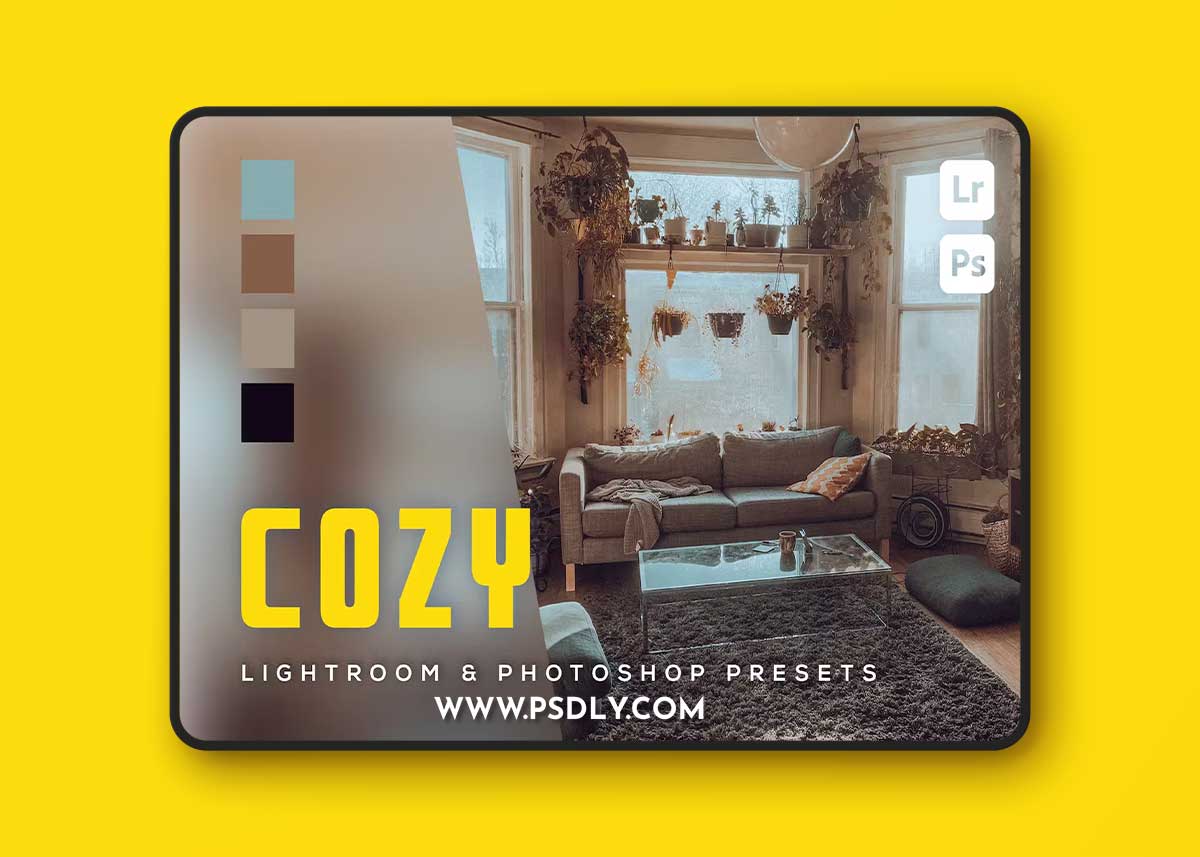 6 Cozy Lightroom and Photoshop Presets