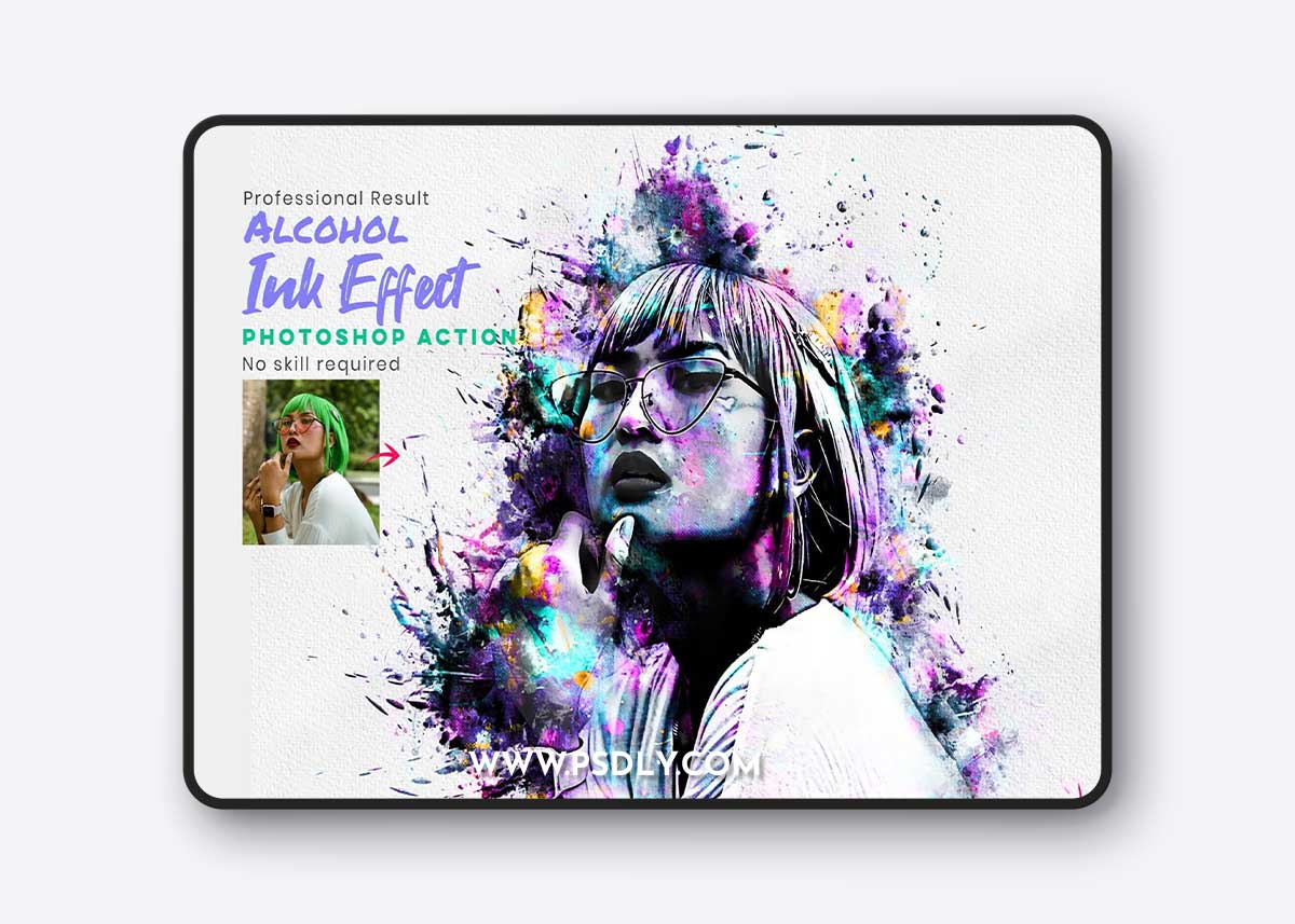 Creativemarket - Alcohol Ink Photo Effect 10319103