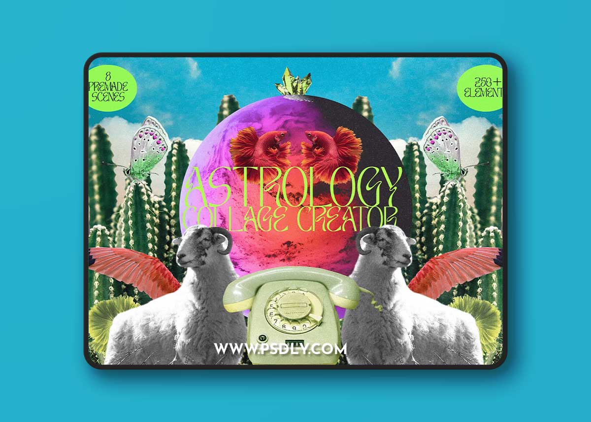 Creativemarket - Astrology Collage Creator 6988511