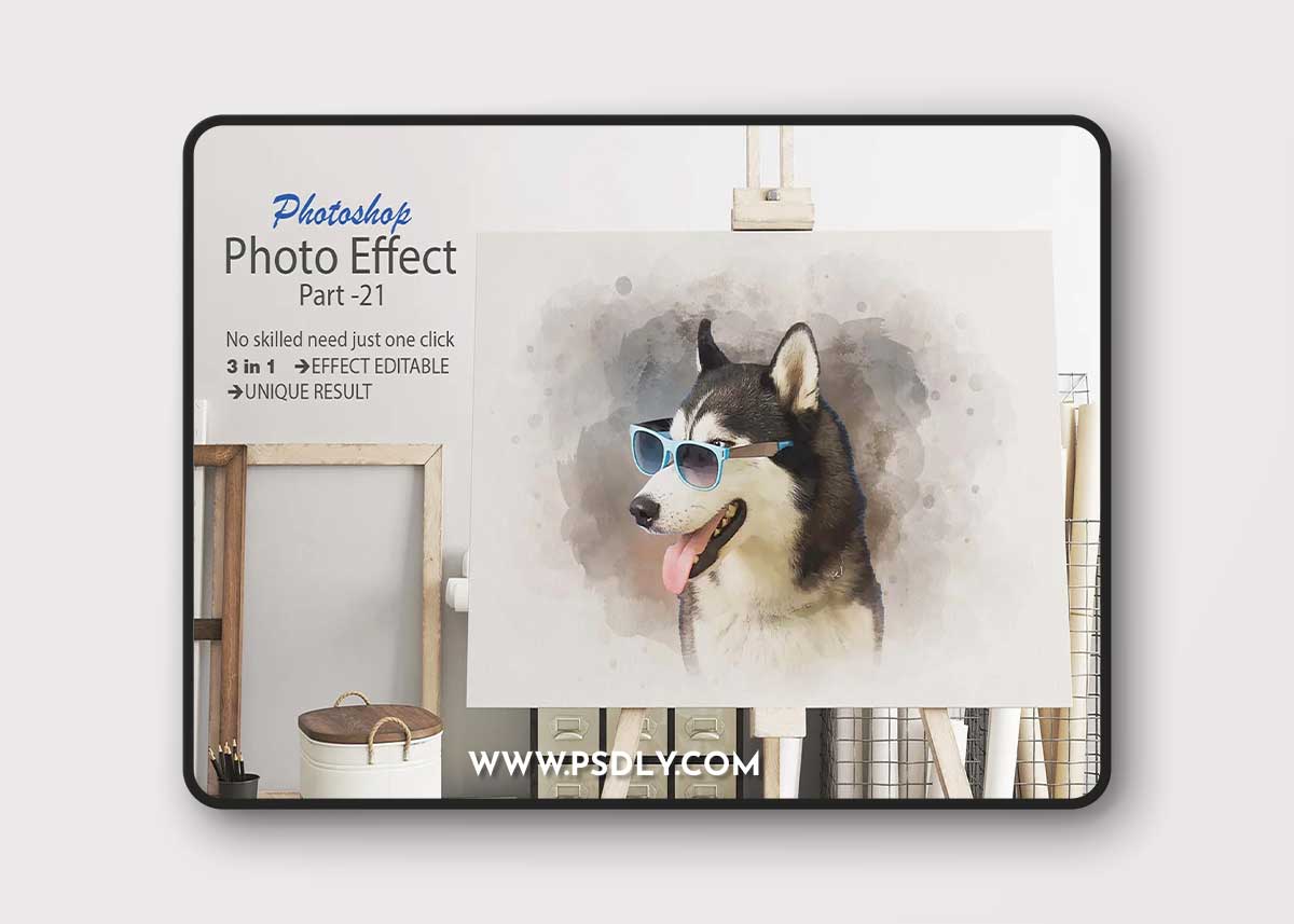 Creativemarket - Realistic Painting Photo Effect 11000129