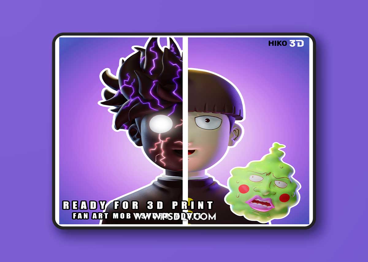 Mob Psycho 100 – 3D Print Model