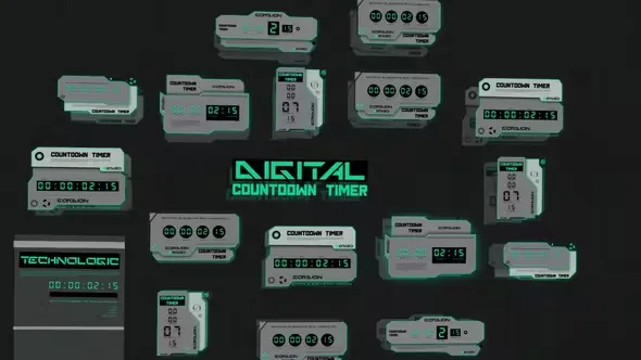 Videohive Digital Countdown 45345723