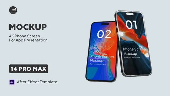 Videohive Phone Screen Mockup - App Promo 45479280