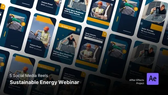 Videohive Social Media Reels - Sustainable Energy 45690329