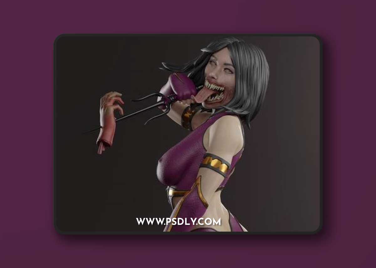 Abe3D - Mileena – 3D Print Model