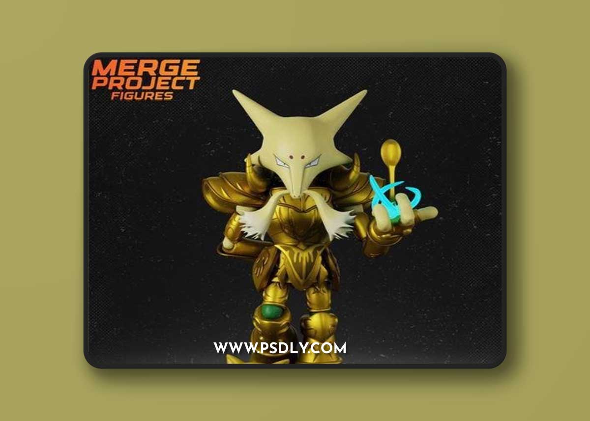 Alakazam Aries - Merge Project – 3D Print Model