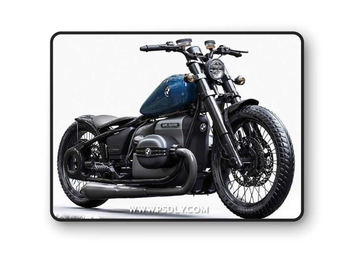 BMW R18 Rubber 3D Model