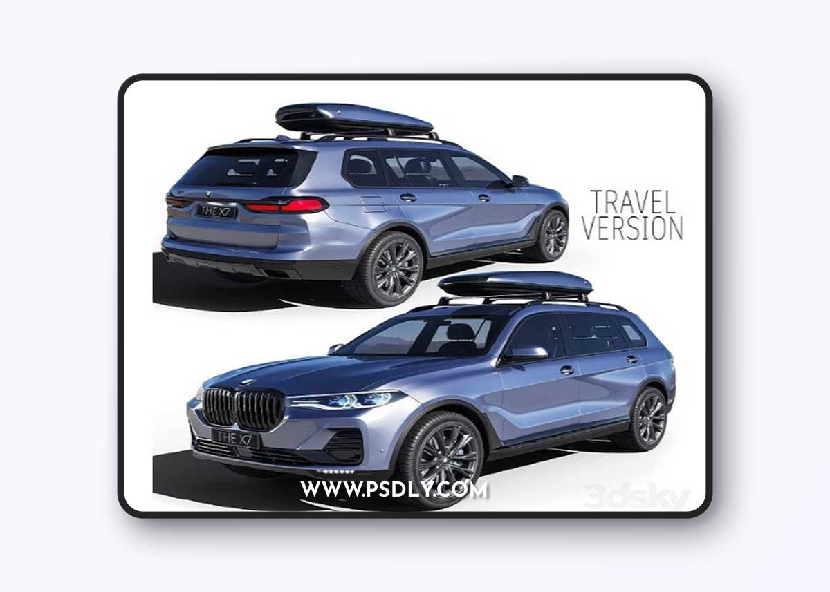 BMW X7 Travel 3D Model