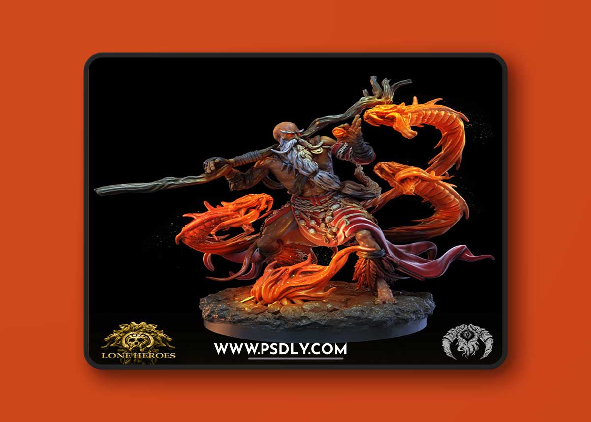 Brahmin the Monk – 3D Print Model