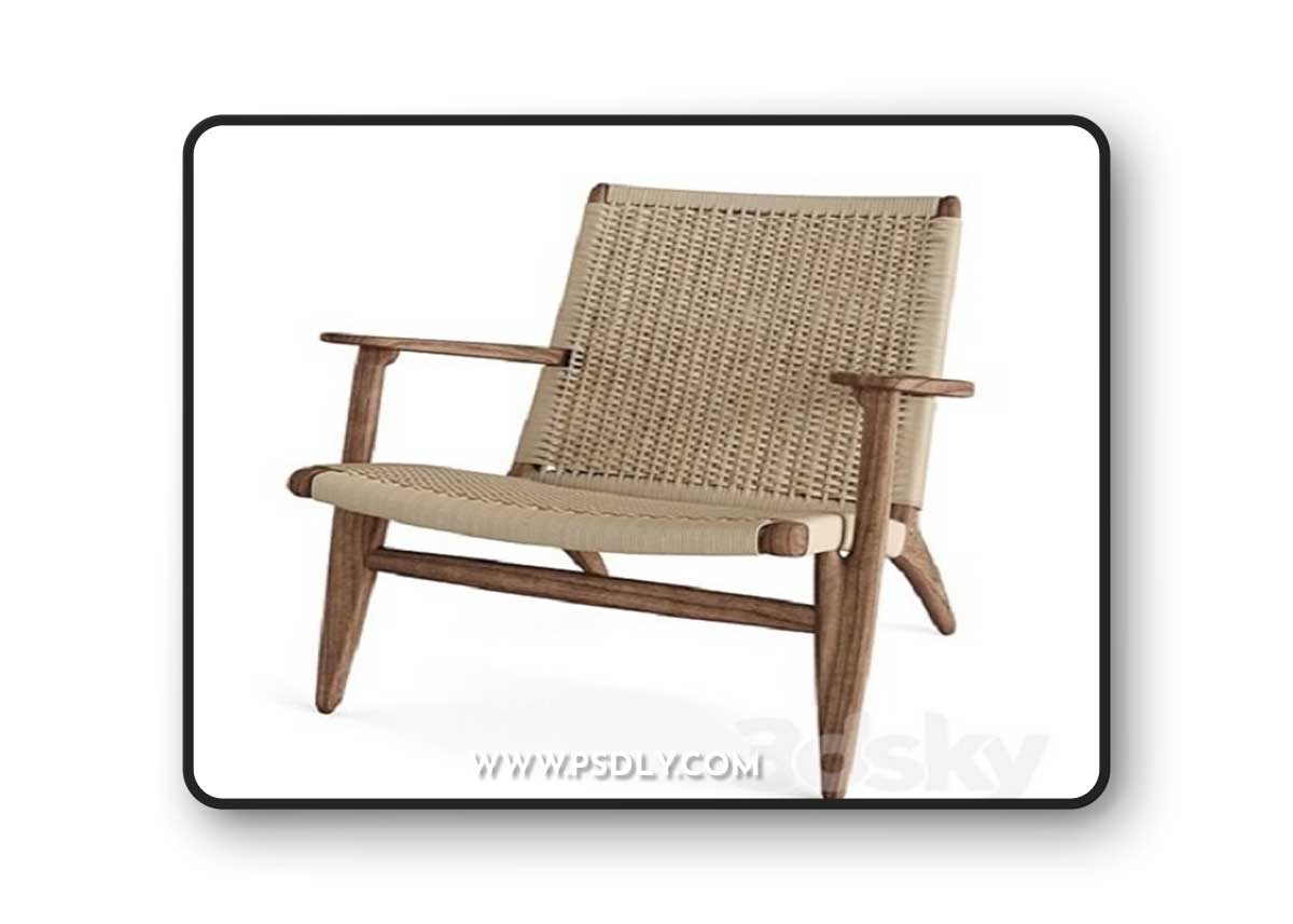 CH25 lounge chair Carl hansen